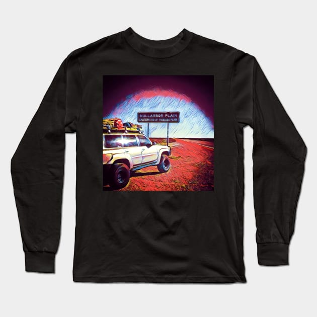 GU Patrol, Nullarbor Plain Long Sleeve T-Shirt by ajdesignsau